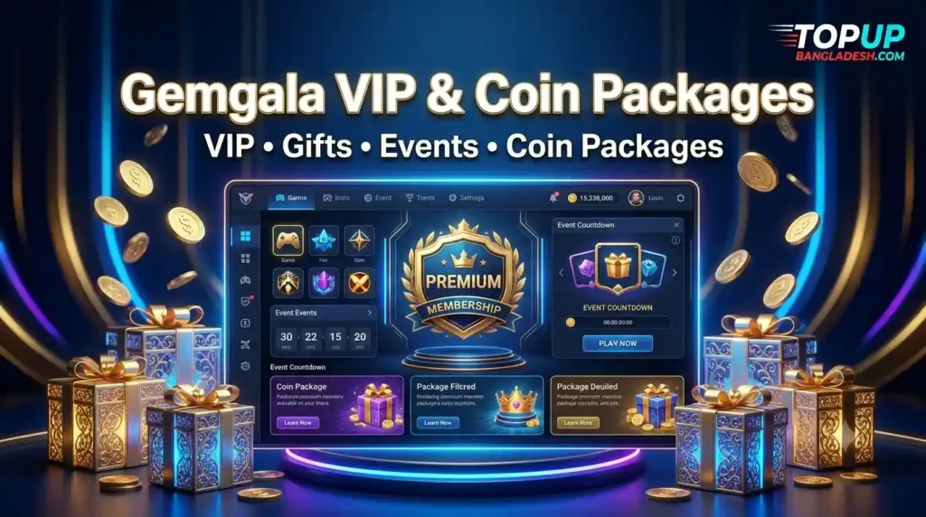 Gemgala VIP & Coin Packages